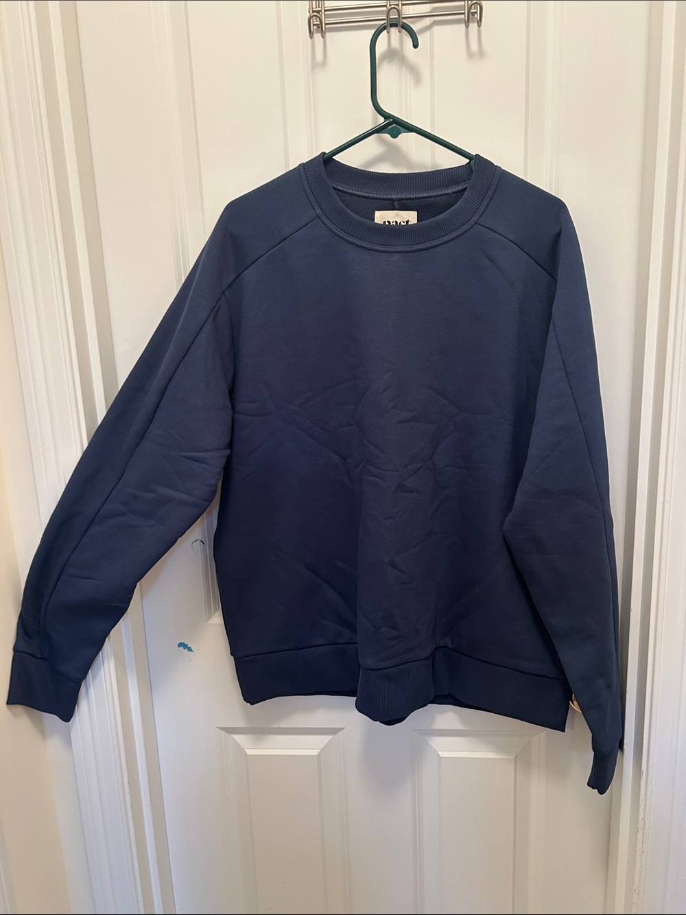 Pact Men's Navy Crewneck Sweatshirt